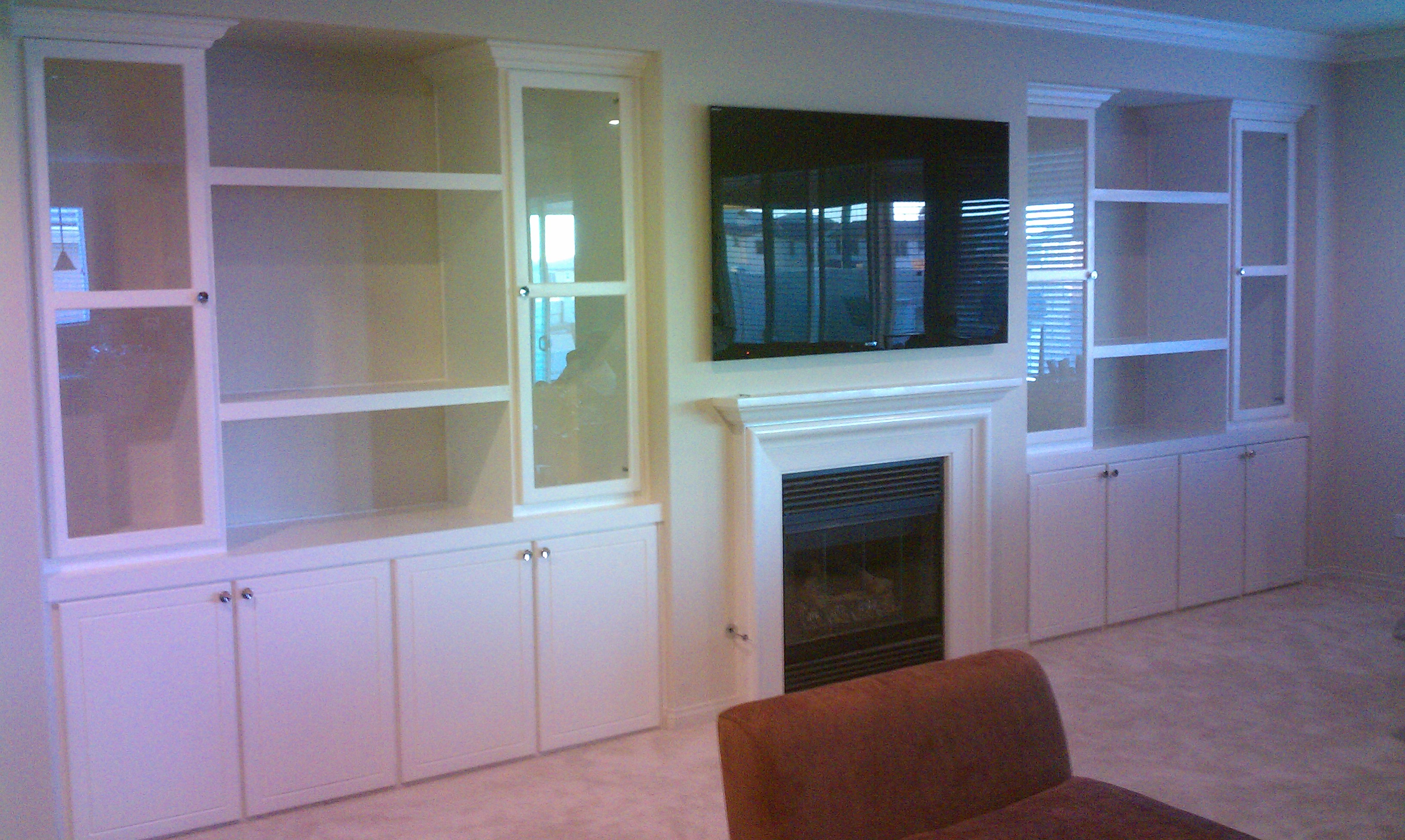 custom built in cabinets