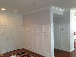 wainscoting and crown molding