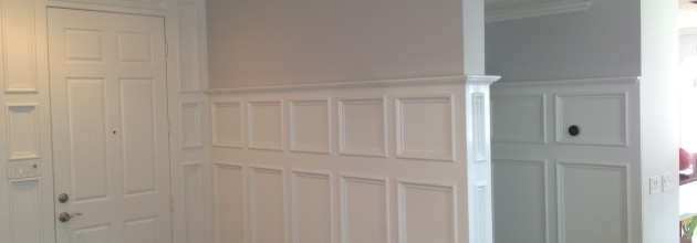 wainscoting and crown molding